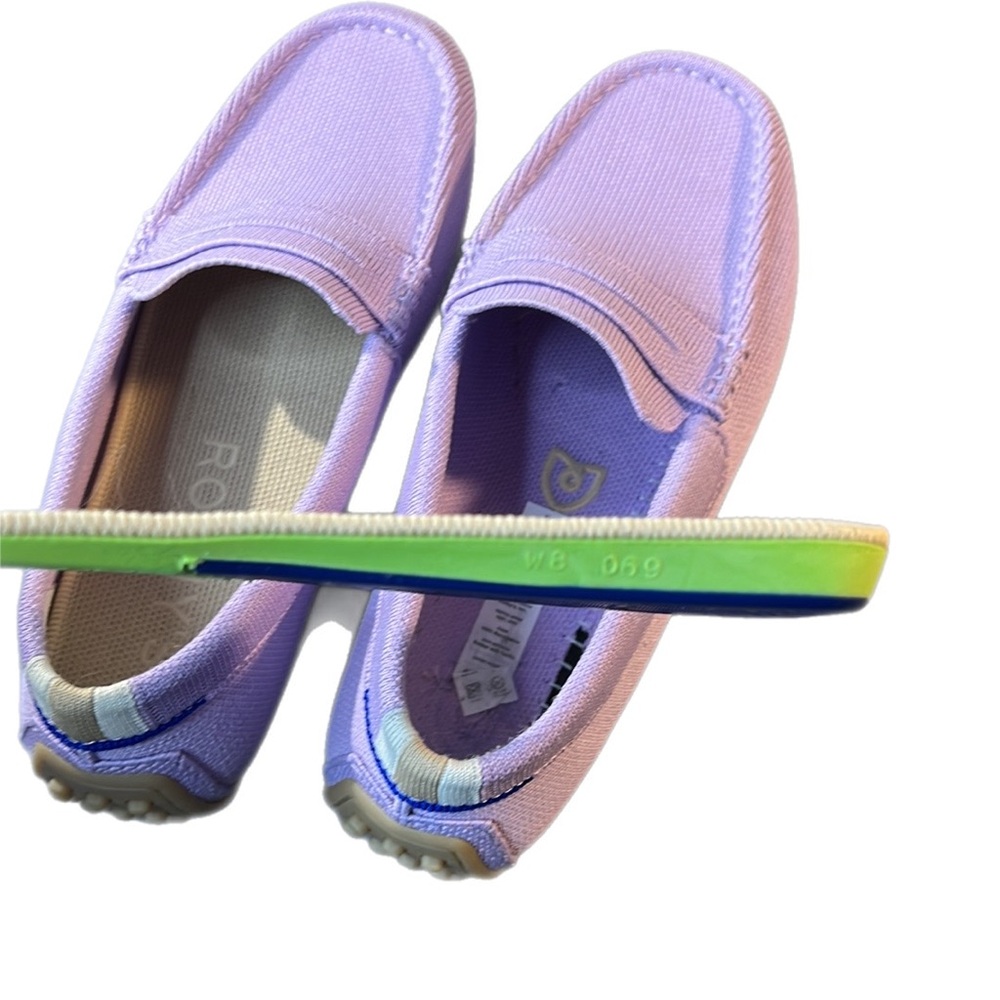 EUC $159 Rothy's The Driver Soft Loafer Slip-On Orchid Purple Size 8 - Picture 9 of 12